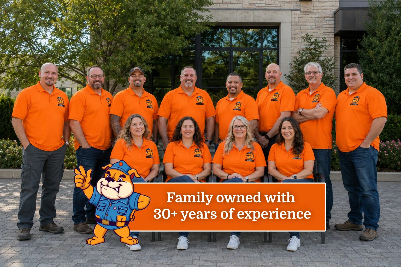 The Degree of Comfort team — family owned with 30+ years of experience