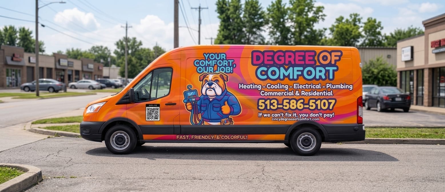 Degree of Comfort service van
